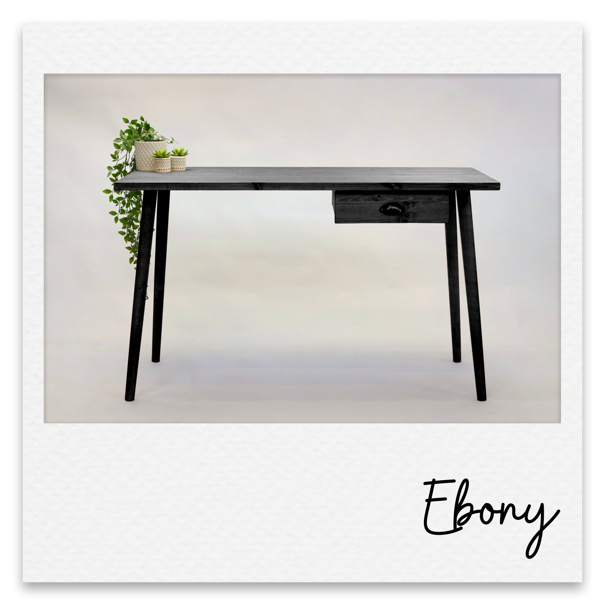 Vintage Wooden Desk With Compact Drawer - William