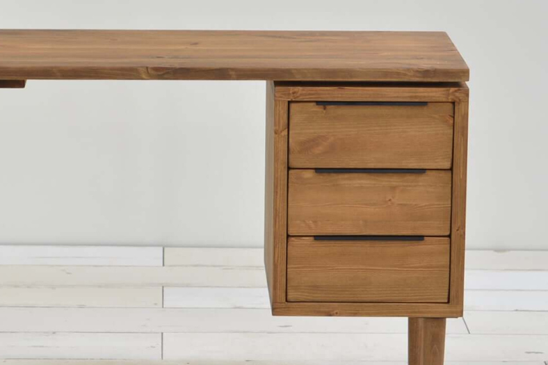 Mid - Century Executive Desk with Drawer Pedestal - Harvey