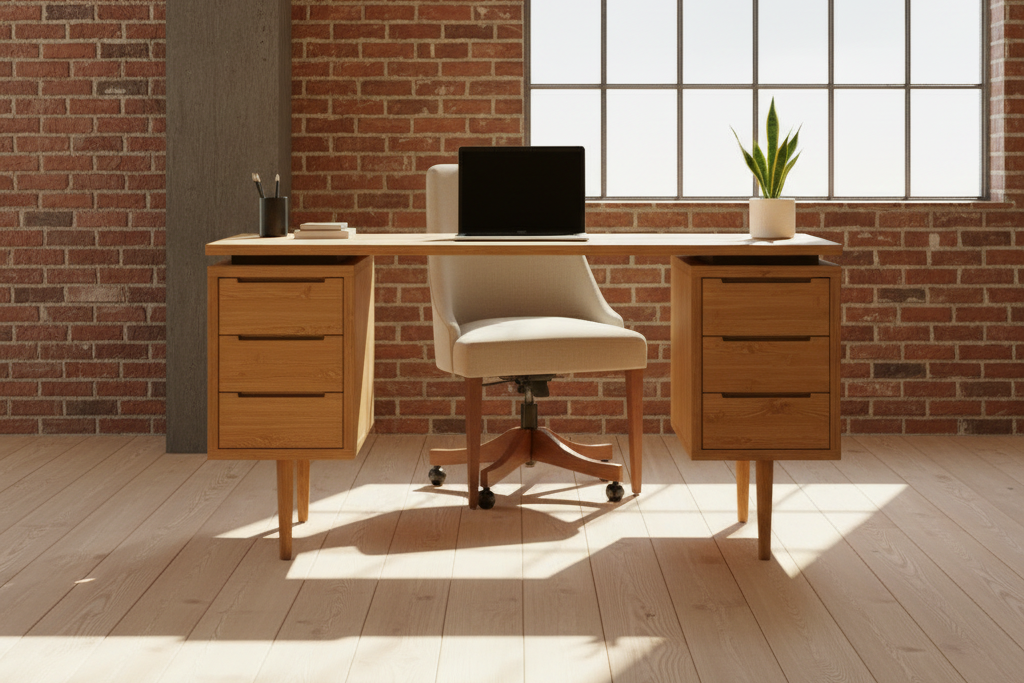Margot desk - bright loft apartment lifestyle