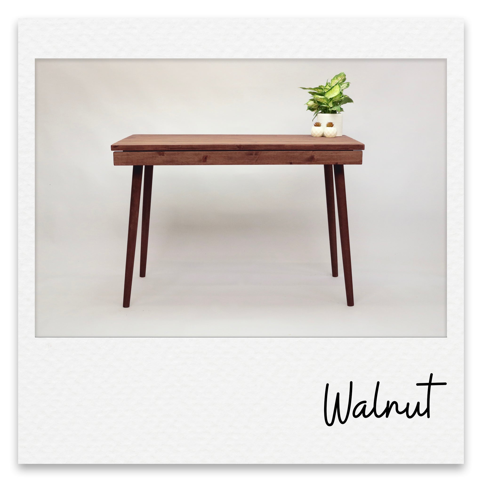 Office or Work Desk Scandinavian Style with Hidden Drawer - Grace