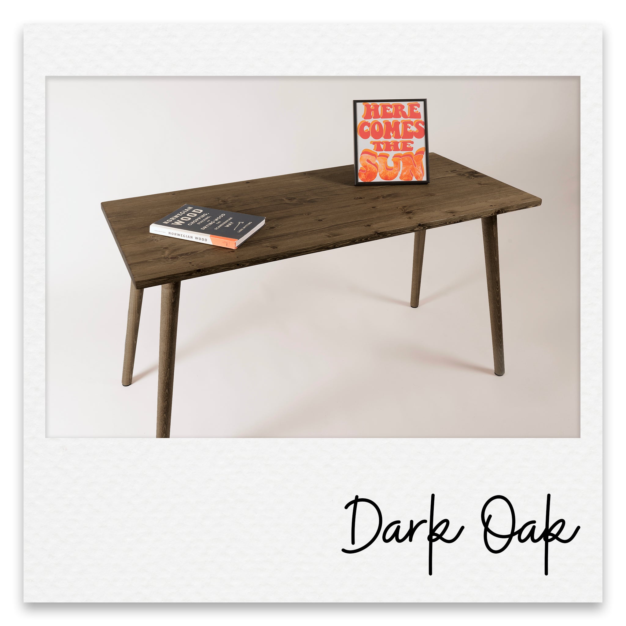 Simple Solid Wood Desk - Dylan