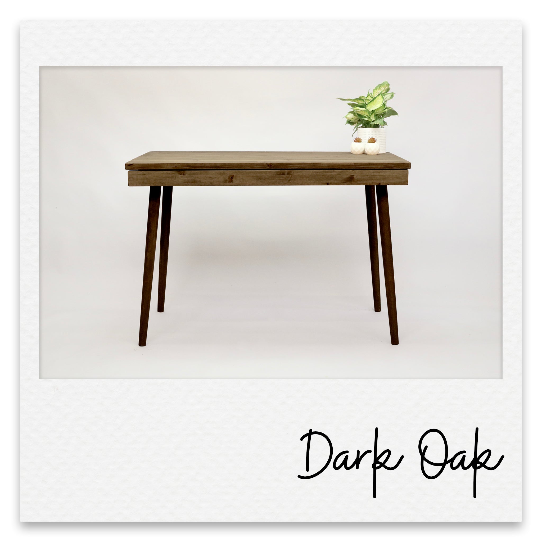 Office or Work Desk Scandinavian Style with Hidden Drawer - Grace