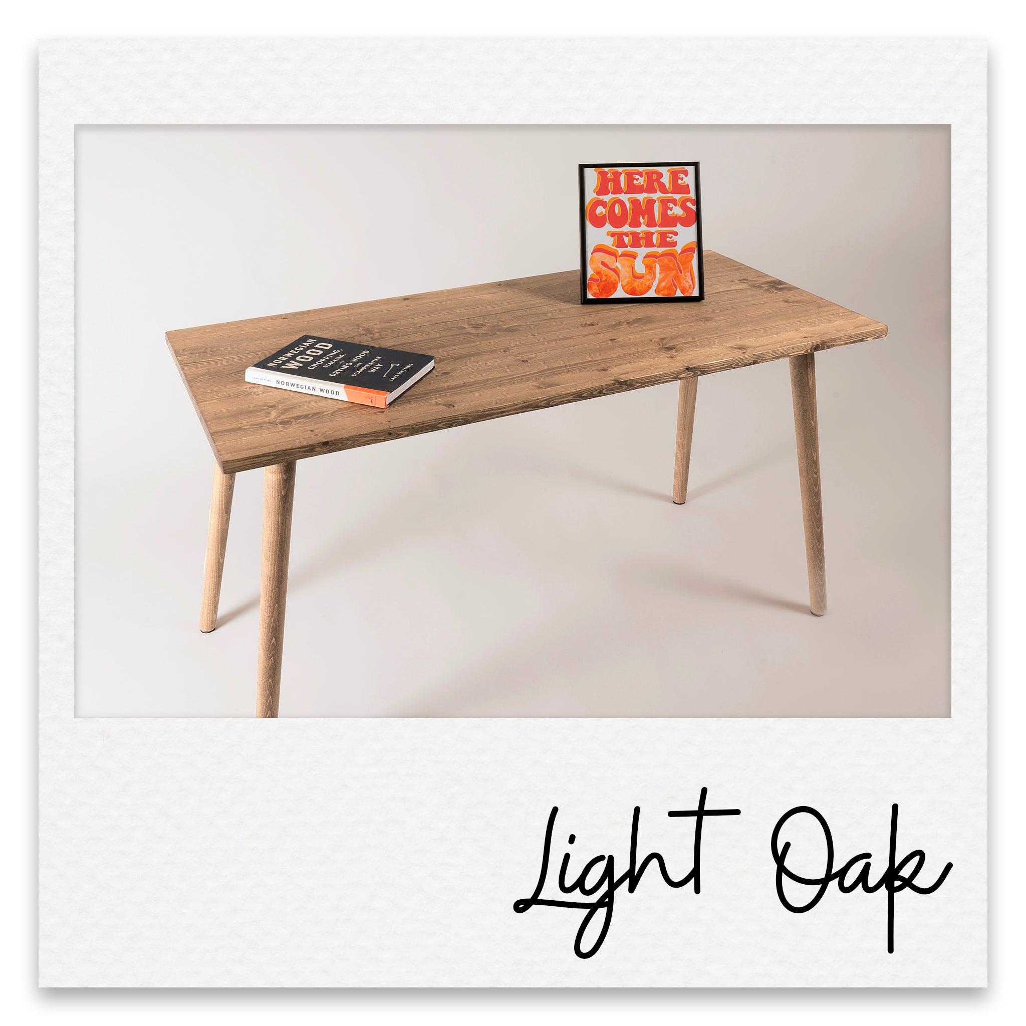 Simple Solid Wood Desk - Dylan