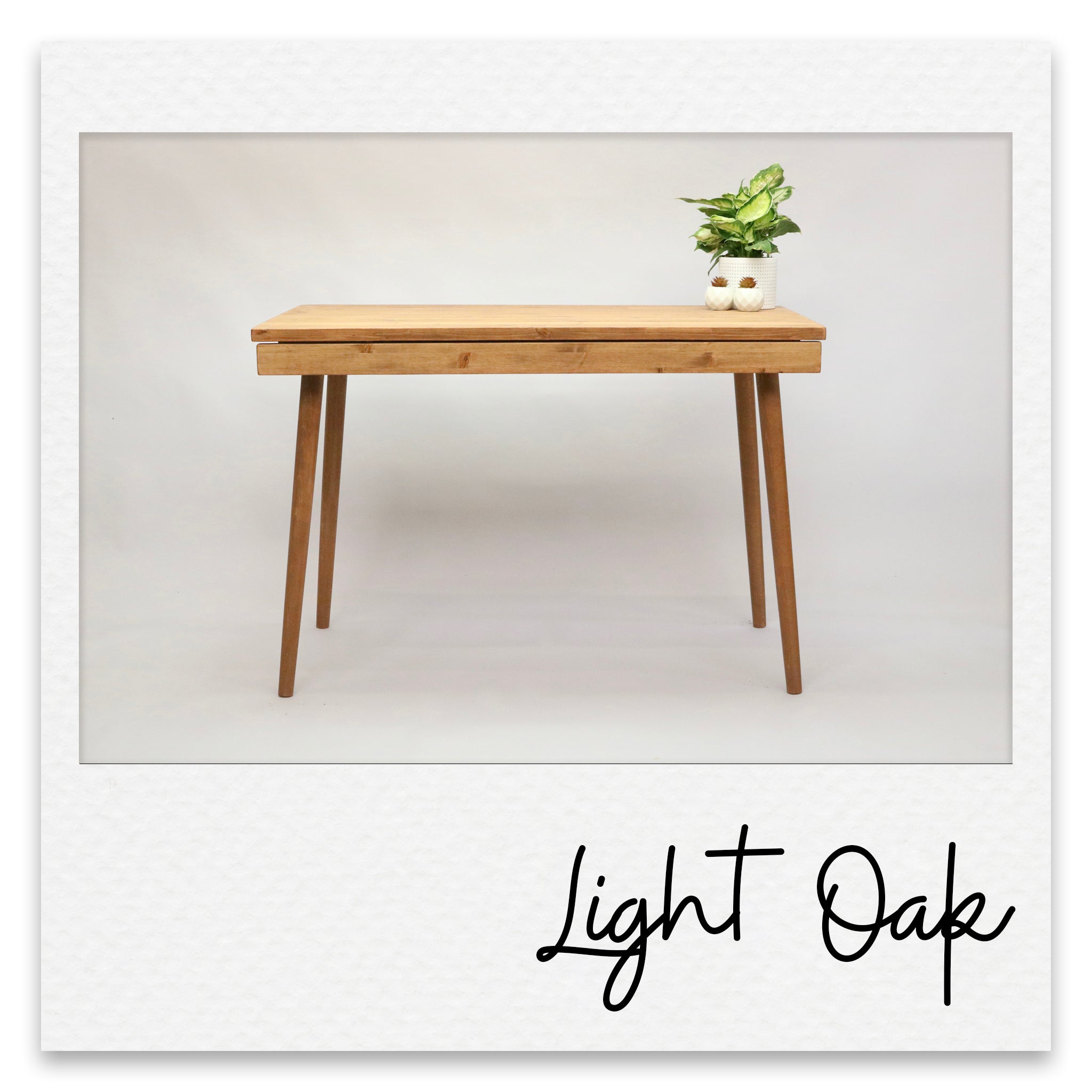 Office or Work Desk Scandinavian Style with Hidden Drawer - Grace