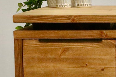 Large Executive Wooden Desk with Three Pedestal Drawers