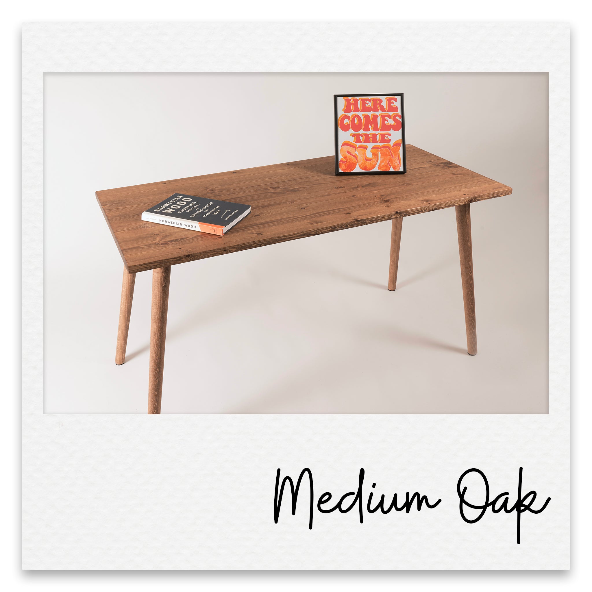 Simple Solid Wood Desk - Dylan