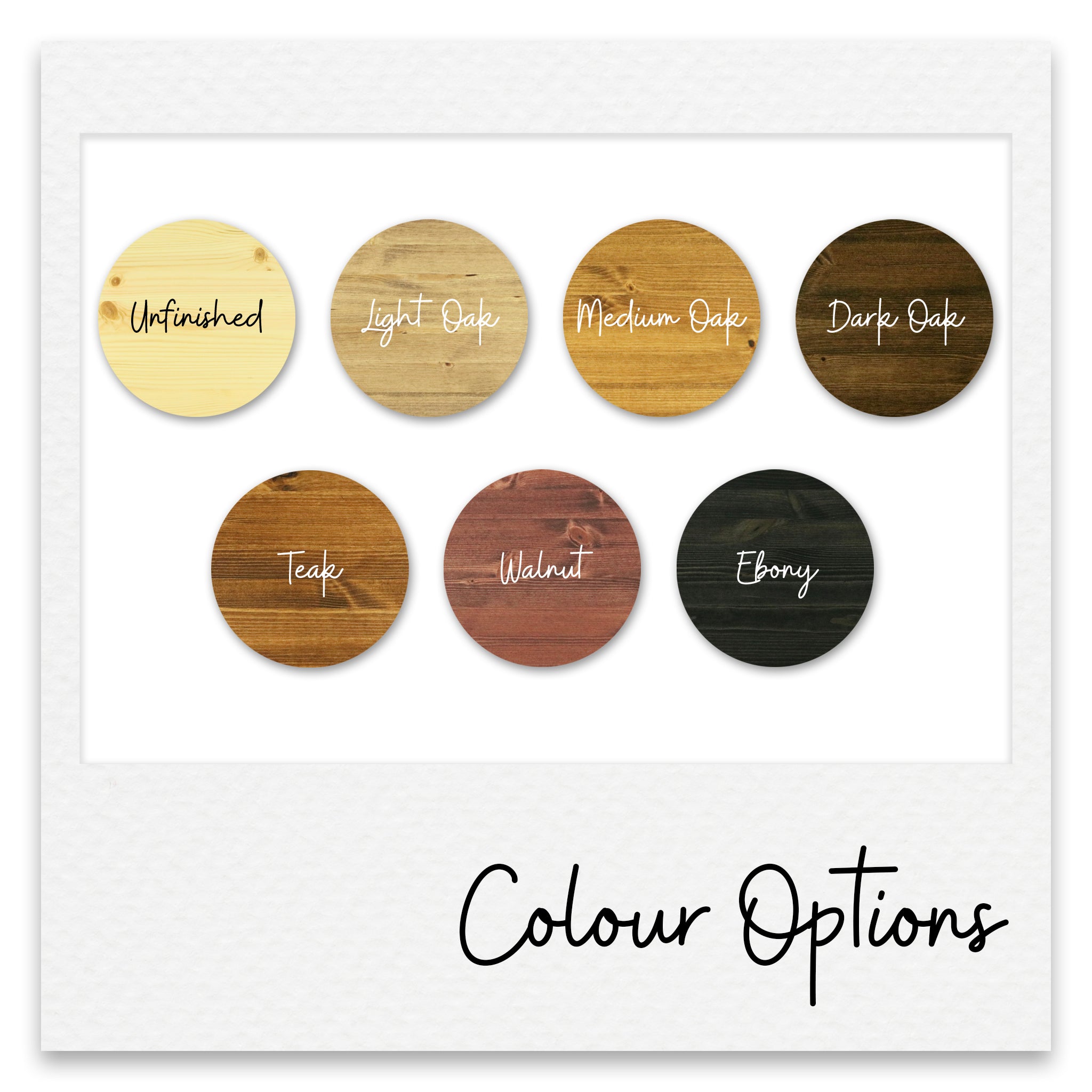 Sonny - Minimalist Coffee Table - Colour Samples