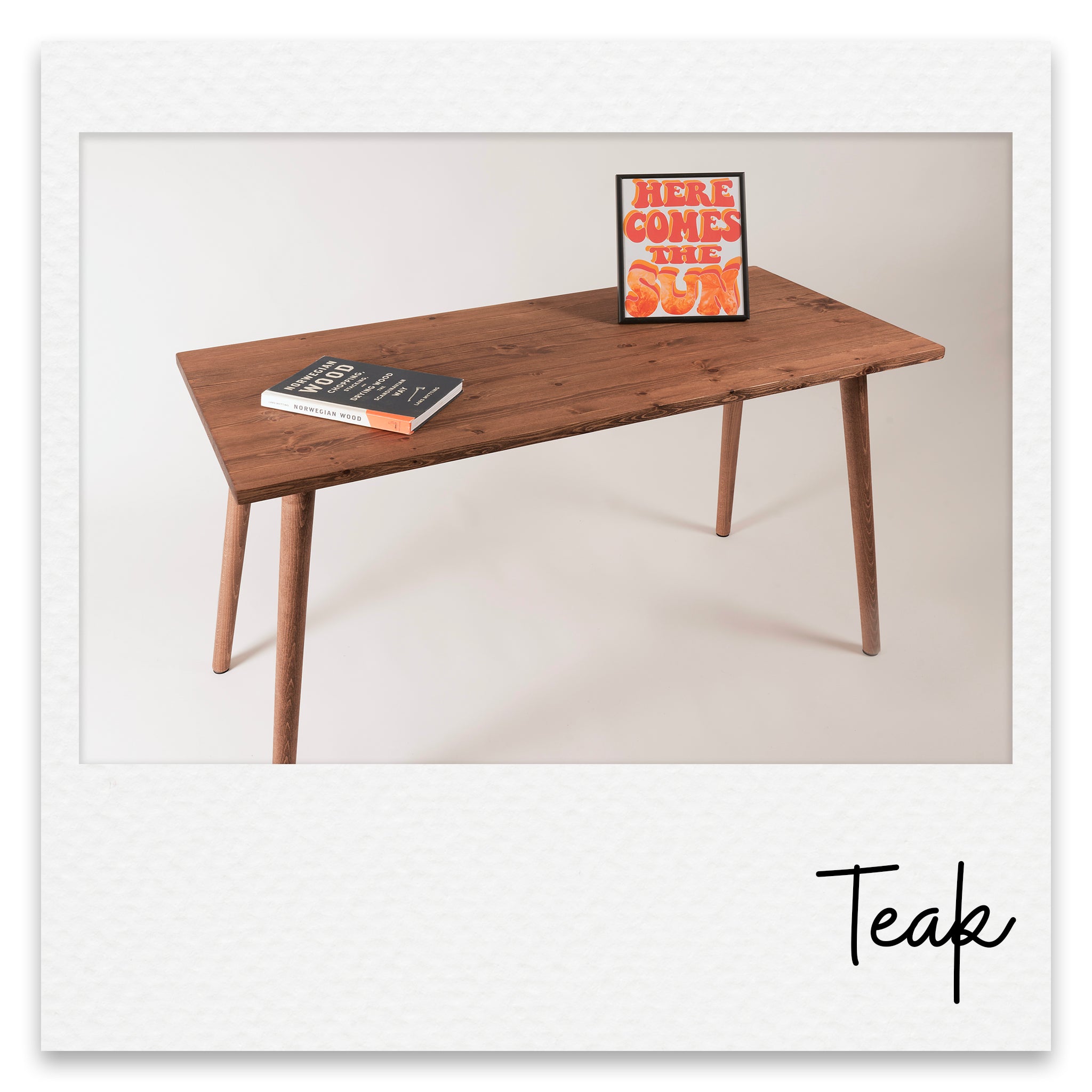 Simple Solid Wood Desk - Dylan