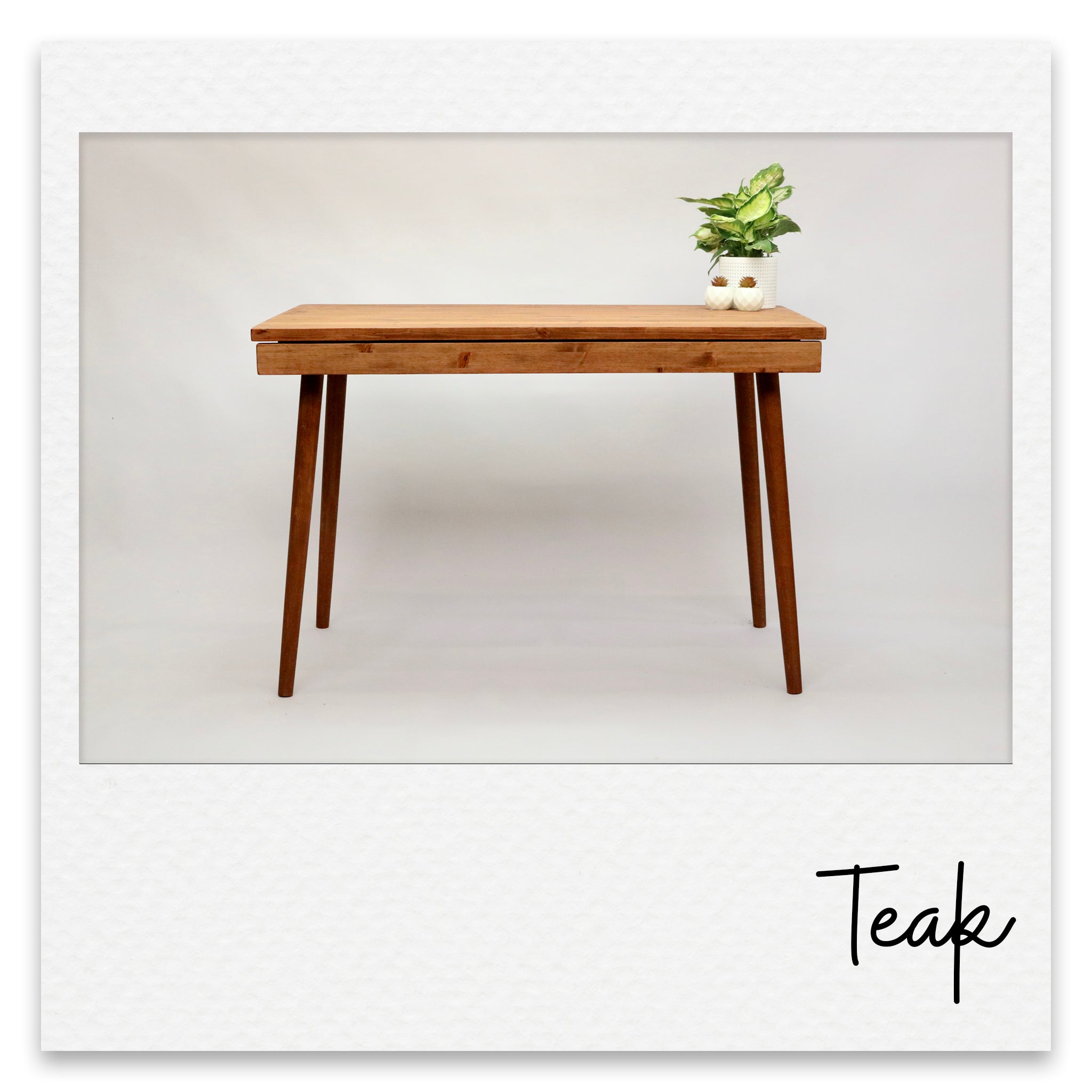 Office or Work Desk Scandinavian Style with Hidden Drawer - Grace
