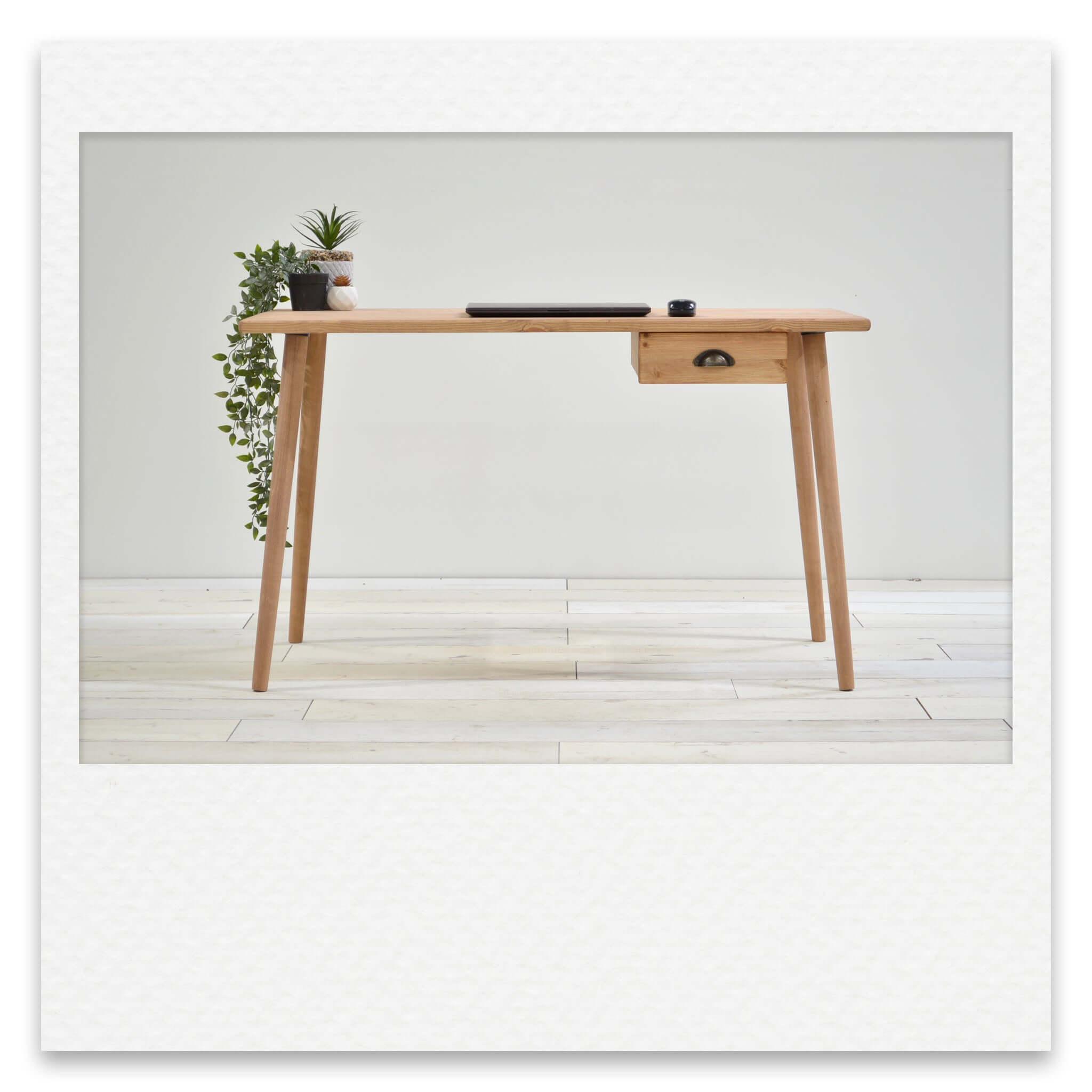 Vintage Desk With Compact Drawer