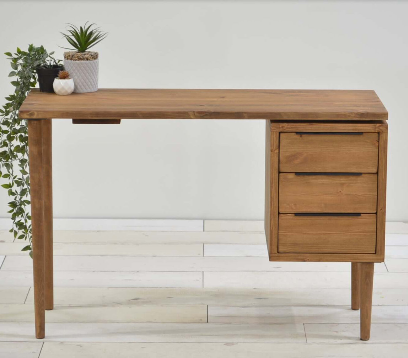 Mid - Century Executive Desk with Drawer Pedestal