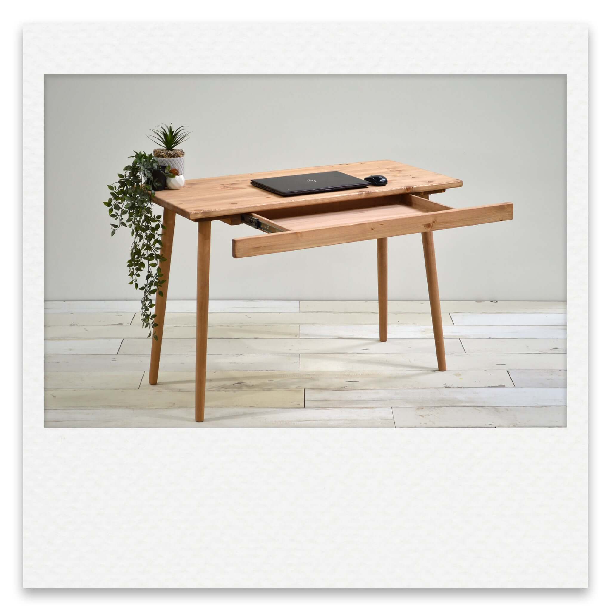 Office or Work Desk with Hidden Drawer