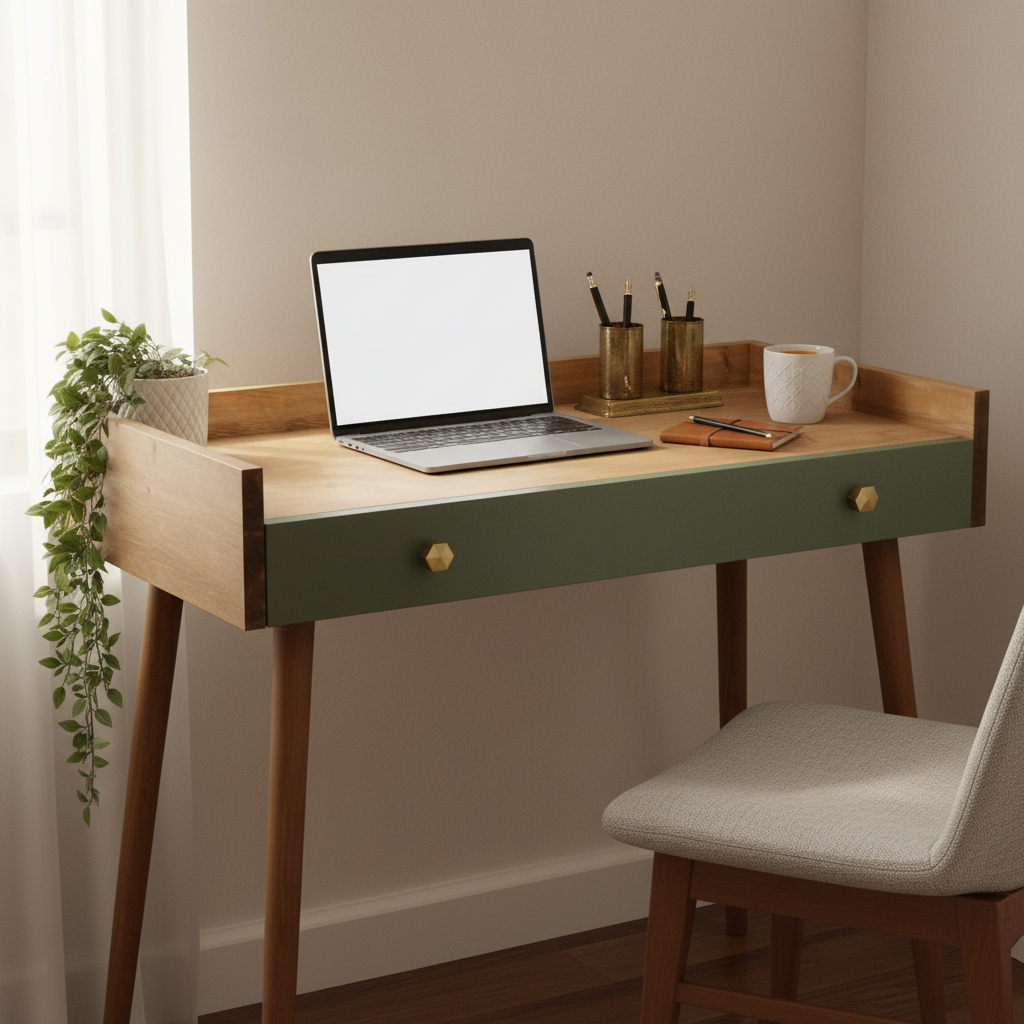 Flo desk close-up lifestyle