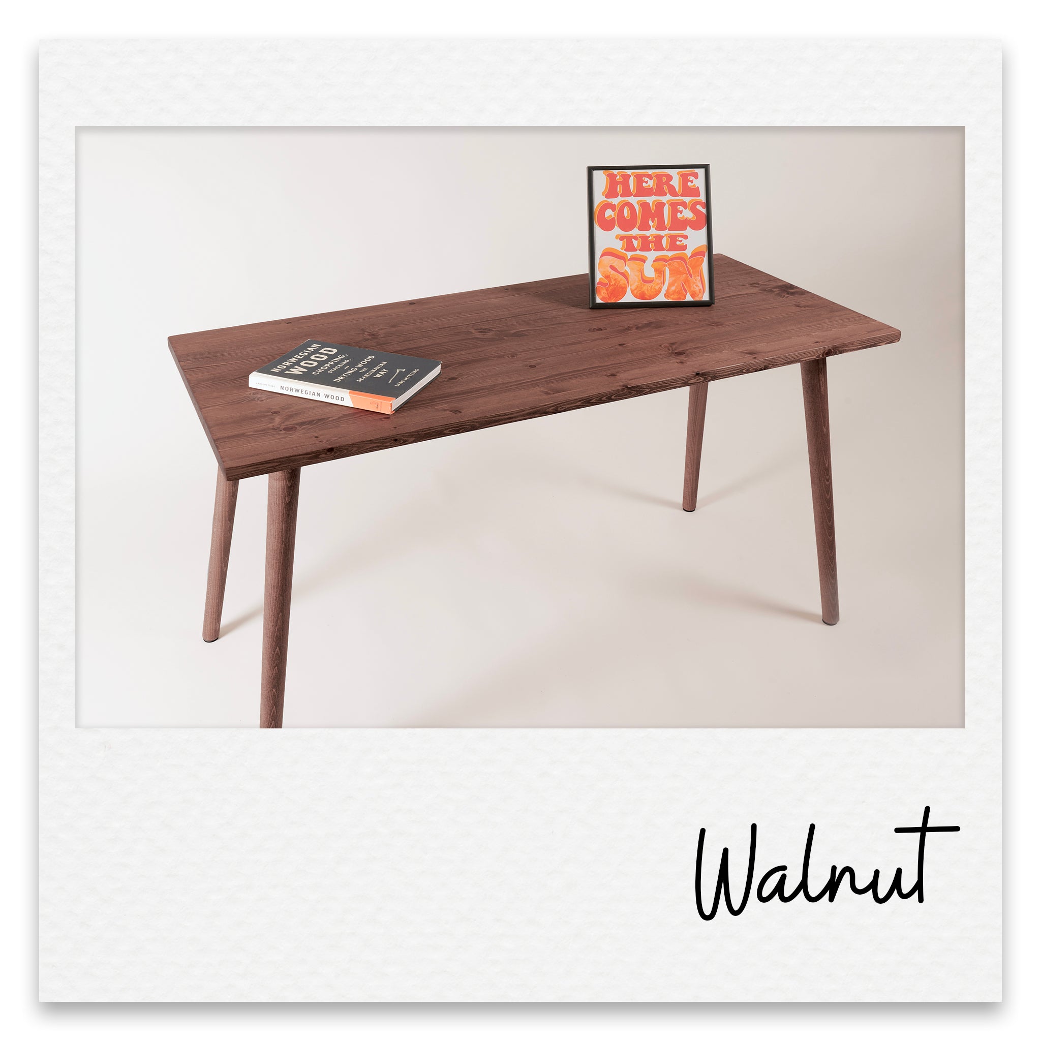 Real wood deals modern desk